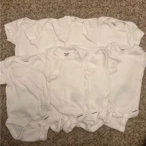Gerber white onesies
